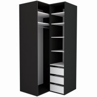 Dulap de Colt LEX Model B 120-117-240 GRI/GRI LUCIOS